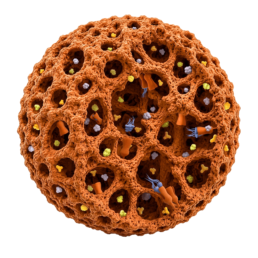 Efferon multimodal adsorbent — hypercrosslinked matrix bead with surface ligand