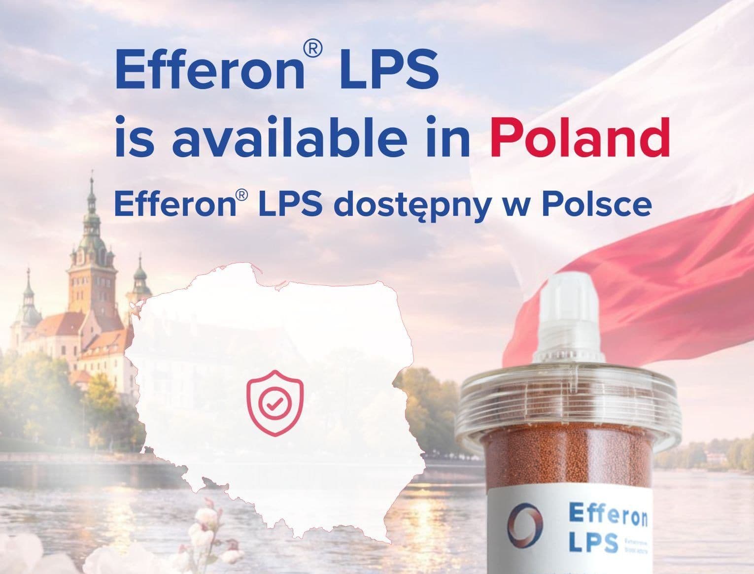 Efferon is now available in Poland